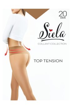 Колготки женские Siela Collant Collection Top Tension 20 Den, Caramel, размер 4
