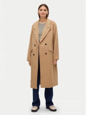 Vero Moda Вовняне пальто Harper 10320446 Бежевий Regular Fit Vero Moda Вовняне пальто Harper 10320446 Бежевий Regular Fit