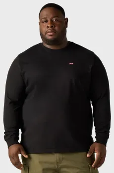 Мужской черный лонгслив Черный 3XL Levi’s® 009KN;0002