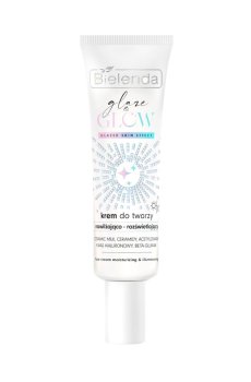 Увлажняющий и осветляющий крем для лица Bielenda Glaze & Glow Face Cream с эффектом глазированной кожи, 50 мл