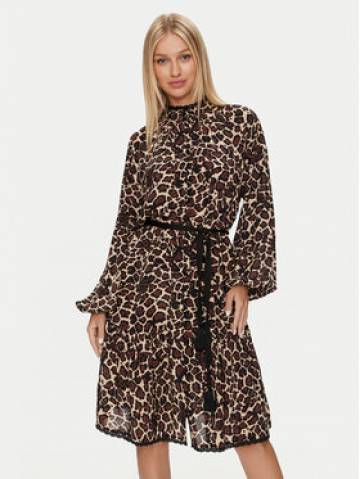 Replay Повсякденна сукня W9113 .000.74994 Коричневий Loose Fit Replay Повсякденна сукня W9113 .000.74994 Коричневий Loose Fit