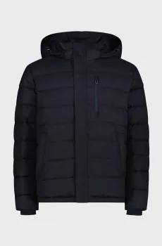 Мужская темно-синяя куртка ZIP HOOD SORONA AURA FL Синий 50 CMP 35K3767-M862