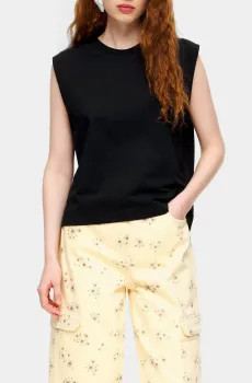 Женский черный топ Черный L Bimba Y Lola 231BR7462.10000