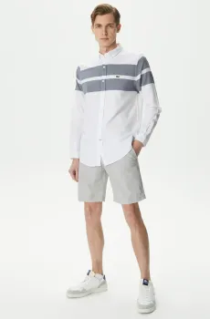 Мужские серые шорты Серый 48 Lacoste FH0428P0Y