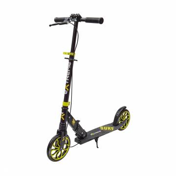 Детский городской самокат Shantou Jinxing Extreme двухколесный, складной, черный, от 5 лет (SK2440)