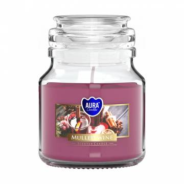 Ароматическая свеча в банке Bispol Scented Candle Aura Mulled Wine, 120 г (snd71-195)