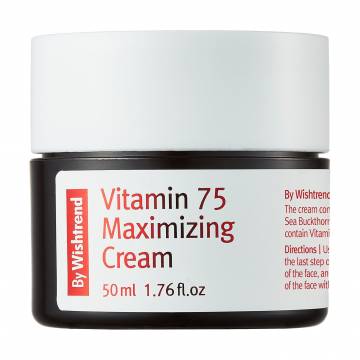 Витаминный крем для лица By Wishtrend Vitamin 75 Maximizing Cream с экстрактом облепихи, 50 мл Витаминный крем для лица By Wishtrend Vitamin 75 Maximizing Cream с экстрактом облепихи, 50 мл
