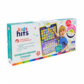 Интерактивный плакат Kids Hits Азбука 2 в 1, на украинском и английском языках, 45*60 см, от 3 лет (KH07/003) Интерактивный плакат Kids Hits Азбука 2 в 1, на украинском и английском языках, 45*60 см, от 3 лет (KH07/003)