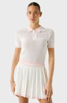 Женское белое поло Белый XS Guess V6GR04.Z0725;A10F