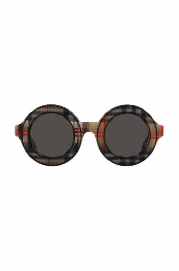 Детские солнцезащитные очки Burberry цвет бежевый 0JB4386 Детские солнцезащитные очки Burberry цвет бежевый 0JB4386