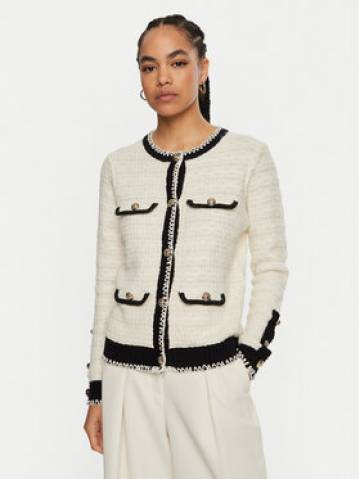 Silvian Heach Кардиган GPA24248CD Бежевий Regular Fit Silvian Heach Кардиган GPA24248CD Бежевий Regular Fit