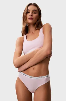 Женские пудровые трусики BRAZILIAN Розовый XS Calvin Klein LV00QD5246