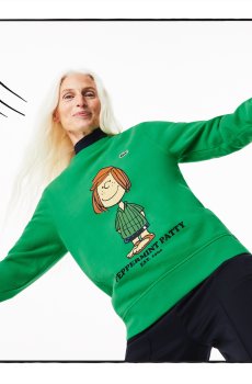 Lacoste толстовка жіноча X Peanuts