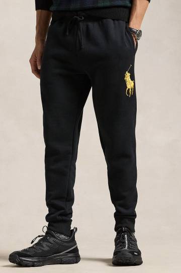 Спортивные штаны Polo Ralph Lauren цвет чёрный однотонные 710952242 Спортивные штаны Polo Ralph Lauren цвет чёрный однотонные 710952242