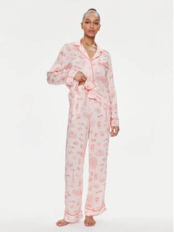 DKNY Піжама YI90003 Рожевий Regular Fit DKNY Піжама YI90003 Рожевий Regular Fit