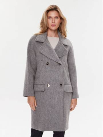 Liu Jo Вовняне пальто CF3246 T2533 Сірий Regular Fit Liu Jo Вовняне пальто CF3246 T2533 Сірий Regular Fit