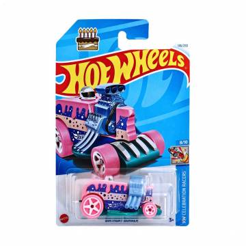 Базовый автомобиль Hot Wheels Birthday Burner, розово-зеленый, от 3 лет, 11*3.5*11 см (5785) Базовый автомобиль Hot Wheels Birthday Burner, розово-зеленый, от 3 лет, 11*3.5*11 см (5785)