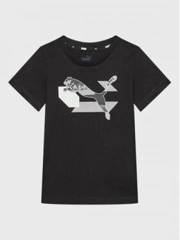 Puma Футболка Alpha Graphic 670101 Чорний Regular Fit Puma Футболка Alpha Graphic 670101 Чорний Regular Fit