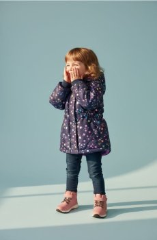 Куртка з каптуром - темно-синій