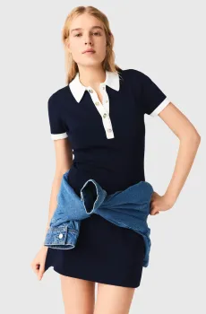 Женское темно-синее платье Синий 34 MAJE MFPRO04639_Navy