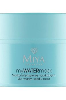 Увлажняющая маска для лица и контура глаз Miya Cosmetics My Water Mask, 50 мл