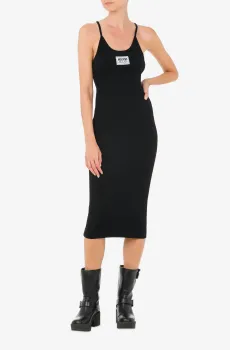 Женское черное платье Черный S Moschino A0417.3259;0555