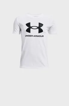 Детская белая футболка UA Sportstyle Logo Белый 8 Under Armour 1363282-100