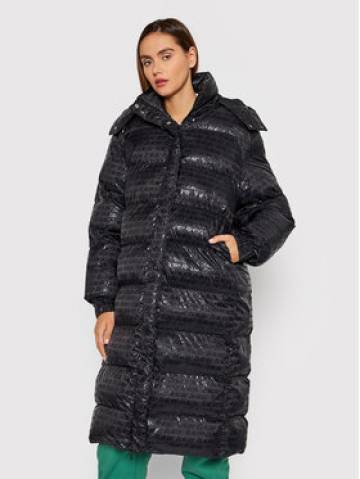 ROTATE Пуховик Tina RT789 Чорний Relaxed Fit