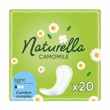 Ежедневные прокладки NATURELLA Camomile Light, 20 шт Ежедневные прокладки NATURELLA Camomile Light, 20 шт