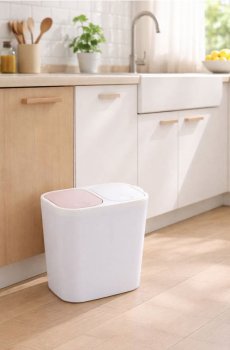 Сміттєвий бак з відділеннями для сортування відходів - нюдовий