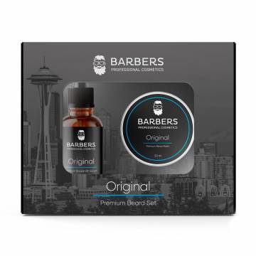 Набор для ухода за бородой Barbers Original (бальзам для бороды, 50 мл + масло-сыворотка для бороды, 30 мл) Набор для ухода за бородой Barbers Original (бальзам для бороды, 50 мл + масло-сыворотка для бороды, 30 мл)