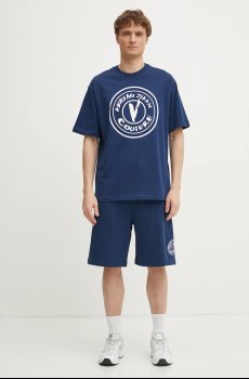 Хлопковая футболка Versace Jeans Couture