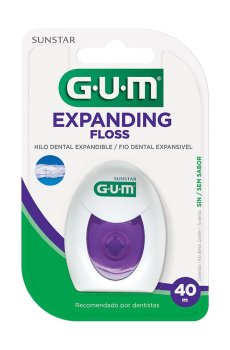 Зубная нить GUM Sunstar Expanding Floss эффект расширенной очистки, 30 м