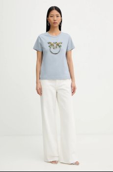 Хлопковая футболка Pinko