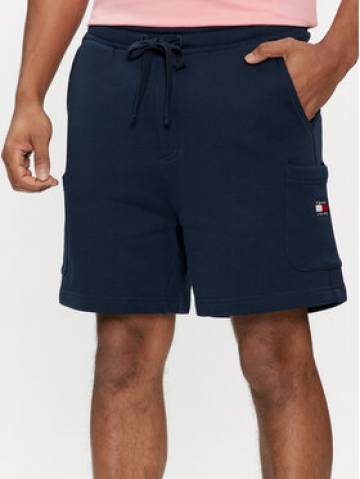 Tommy Jeans Спортивні шорти Badge DM0DM18479 Cиній Regular Fit Tommy Jeans Спортивні шорти Badge DM0DM18479 Cиній Regular Fit
