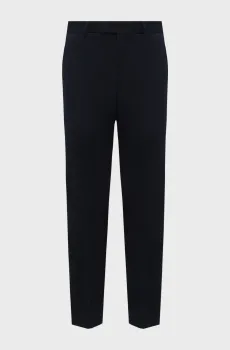 Мужские темно-синие брюки Синий L Karl Lagerfeld 564007.255002;690
