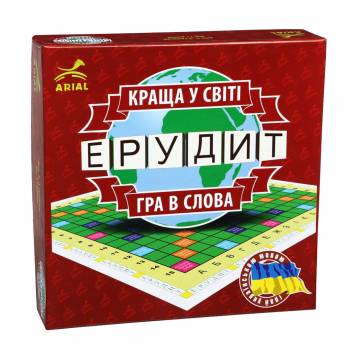 Настольная игра Arial Эрудит, на украинском языке, от 11 лет Настольная игра Arial Эрудит, на украинском языке, от 11 лет