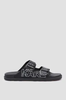 Мужские черные слайдеры Черный 42 Karl Lagerfeld 542483.855028;990