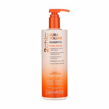 Шампунь Giovanni 2chic Ultra-Volume Shampoo Tangerine & Papaya Butter для тонких и ослабленных волос, 710 мл Шампунь Giovanni 2chic Ultra-Volume Shampoo Tangerine & Papaya Butter для тонких и ослабленных волос, 710 мл