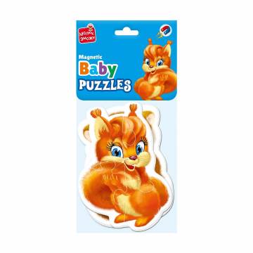 Магнитные бейби пазлы Vladi Toys Малыш сможет Пушистики, 13.5*10*27 см, от 1 года, 2 картинки (VT3208-18) Магнитные бейби пазлы Vladi Toys Малыш сможет Пушистики, 13.5*10*27 см, от 1 года, 2 картинки (VT3208-18)