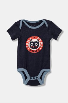Детское боди из хлопка Puma MINICATS Newborn 2-Pack Graphic Bodysuit Set INF 2 шт
