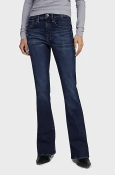 Женские темно-синие джинсы 3301 Flare Синий 27-30 G-Star RAW D21290,C051