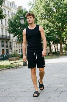 Slim шорти - чорний