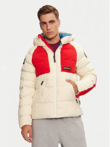 Napapijri Пуховик Moesa NP0A4I1R Бежевий Regular Fit Napapijri Пуховик Moesa NP0A4I1R Бежевий Regular Fit