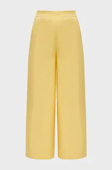 Женские желтые брюки FLUID Желтый 44 Karl Lagerfeld B2W10144