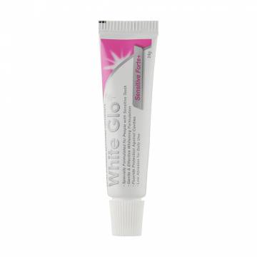 Экстрасильная отбеливающая зубная паста White Glo Sensitive Forte+ для чувствительных зубов, 24 г Экстрасильная отбеливающая зубная паста White Glo Sensitive Forte+ для чувствительных зубов, 24 г
