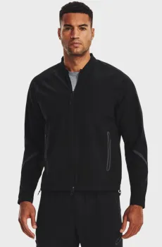 Мужская черная спортивная кофта UA Unstoppable Bomber Черный S Under Armour 1377170-001