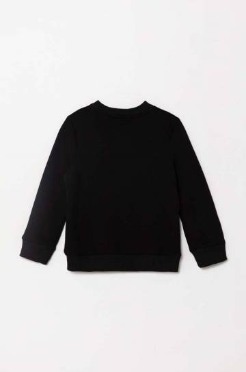 Детская кофта Lacoste цвет чёрный однотонная Детская кофта Lacoste цвет чёрный однотонная
