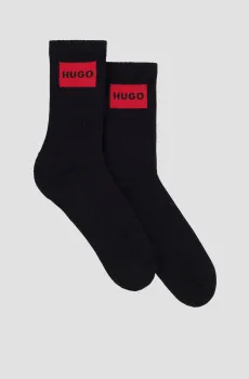 Мужские черные носки (2 пары) Черный 39-42 HUGO 50510640;001