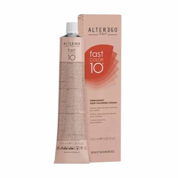 Перманентная крем-краска для волос Alter Ego Fast Color 10 Permanent Hair Coloring Cream 6/3, 100 мл Перманентная крем-краска для волос Alter Ego Fast Color 10 Permanent Hair Coloring Cream 6/3, 100 мл